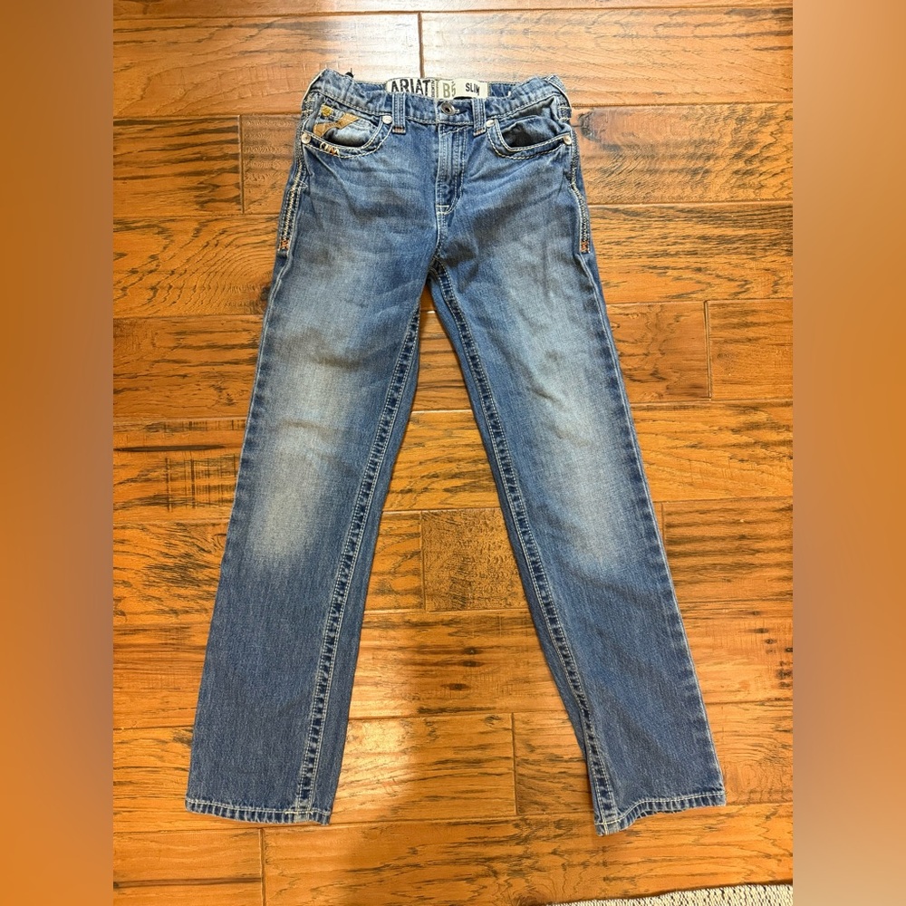 Ariat Slim Fit Denim Jeans in Classic Blue